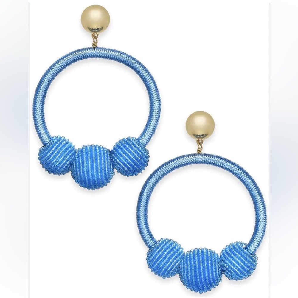 Kate Spade Drop Hoop Earrings